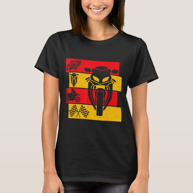 Moto Gp Motorcycle Gp Racing Motorcycles Biker Boy T-Shirt (Front)