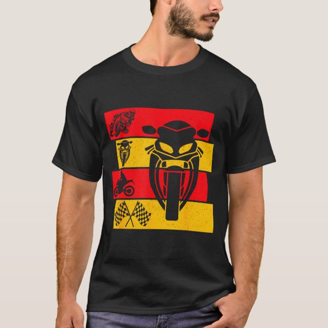 Moto Gp Motorcycle Gp Racing Motorcycles Biker Boy T-Shirt (Front)
