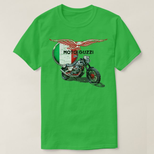 Moto Guzzi distressed T-Shirt (Design Front)