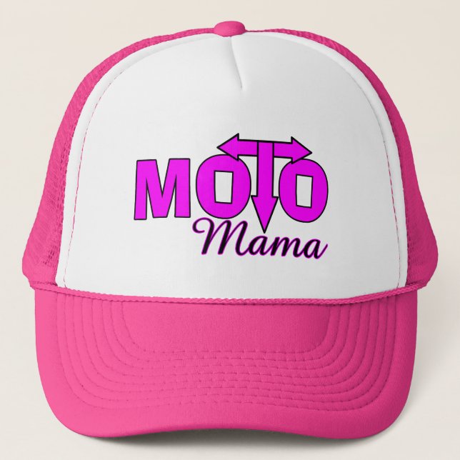 Moto Mama Trucker Hat (Front)