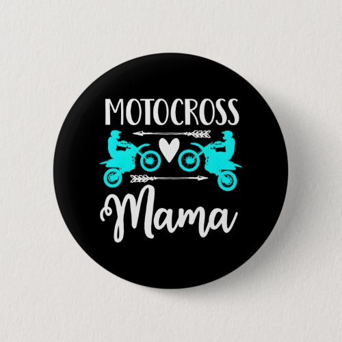 moto mom dirt bike cute motocross mother racing button