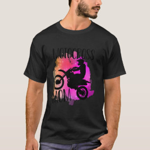 Moto motocross dirt bike atv mx racing mom mother  T-Shirt