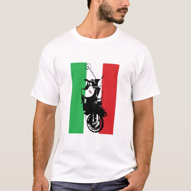 Moto | Retro Scooter T-Shirt (Front)
