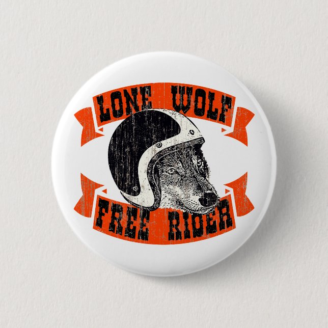 Moto riders pinback button (Front)