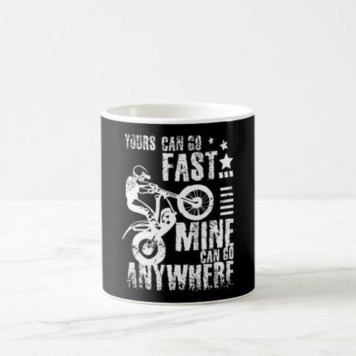 Moto trial bike coffee mug