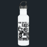 Moto trial bike fast stainless steel water bottle<br><div class="desc">Trial motorcycle for all those who like to go off-road with their trial bike is exactly the right trial design.</div>