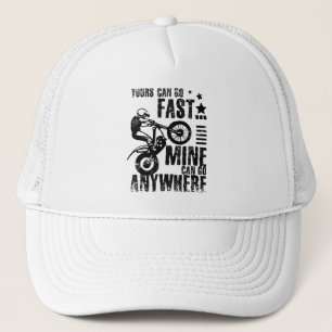 Moto trial bike fast trucker hat