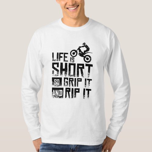 Moto Trial Bike T_Shirt