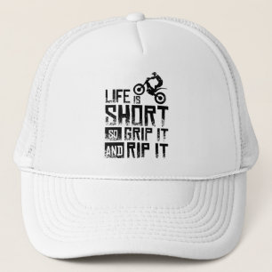 Moto Trial Bike Trucker Hat