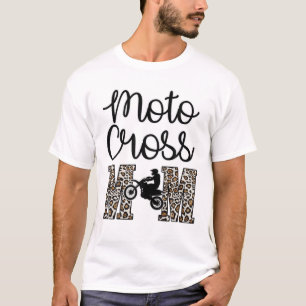 Moto X Motocross Mama Mom Racing Dirtbike Women Ra T-Shirt