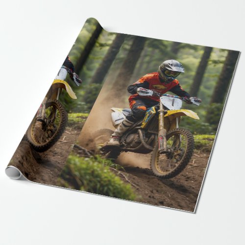 Moto_xing _ Motocross Racers   Wrapping Paper