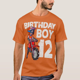 Motocross 12th Birthday MX 12 Year Old Dirt Bike B T-Shirt