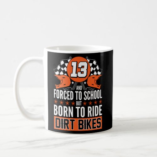 Motocross 13Th Mx Dirt Bike Rider 13 Coffee Mug
