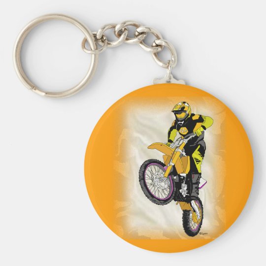 motocross boot keychain
