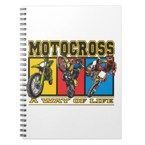 Motocross A Way of Life Notebook