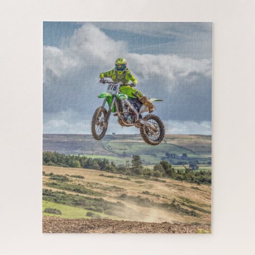 Motocross action bike jigsaw puzzle