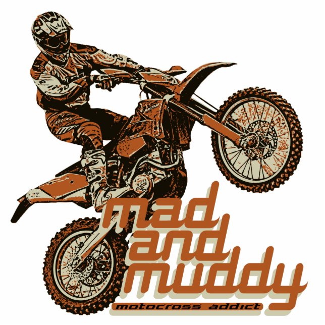 Motocross addict cutout (Front)