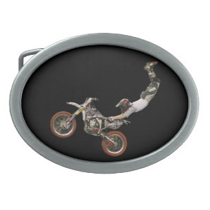 motocross aerial oval belt buckle