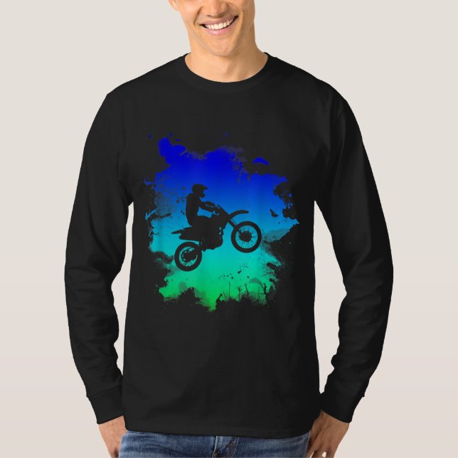 Motocross and Dirt Bike For Off Road T-Shirt (Front)