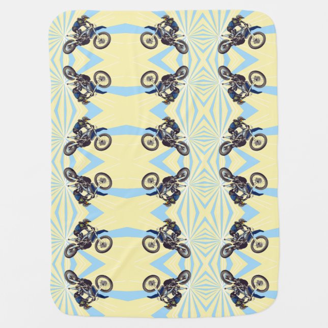 Motocross Baby Blanket (Front)