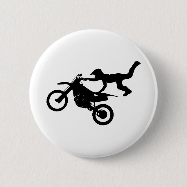 Motocross Bike Button (Front)