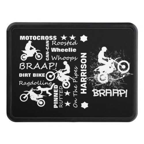 Motocross Biker Supercross Dirt Bike Hitch Cover