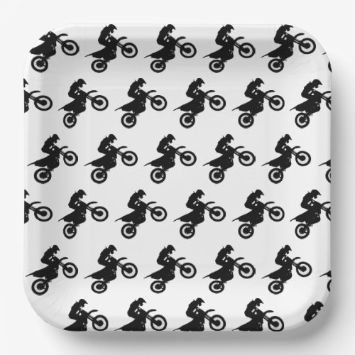 Motocross Birthday Party Paper Plates