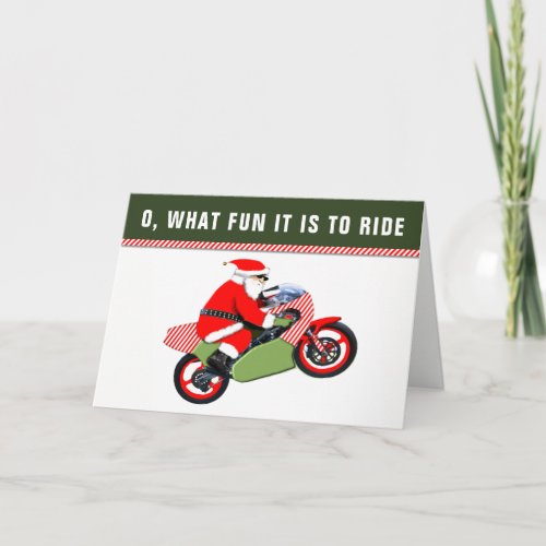 Motocross Christmas Holiday Cards