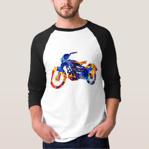 MOTOCROSS COLORFUL PAINT ART T-Shirt