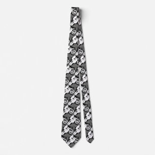 Motocross Competitive Sport Motorcycle Racing Neck Tie