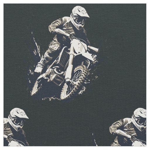 Motocross Competitive Sport Racing Bike  Fabric