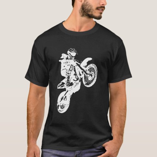 Motocross Cool Braap Dirt Bike Gift Biker T_Shirt