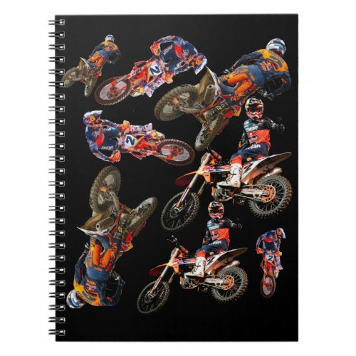 Motocross Cooper Webb Supercross print Notebook