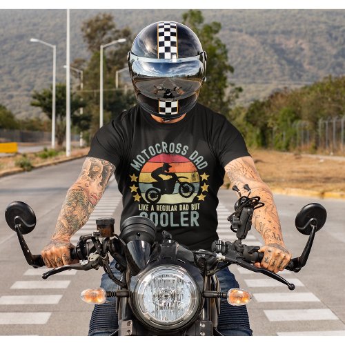 Motocross Dad Like a Regular Dad But Cooler T_Shirt