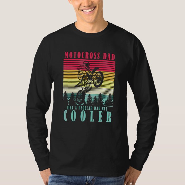 MOTOCROSS DAD Motocross BMX Supermoto Supercross B T-Shirt (Front)