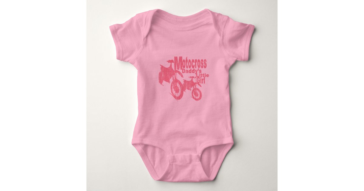 Motocross Baby Bodysuit Daddys Next Riding Buddy Dirt Bike 