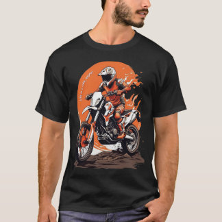 motocross design, dirt bike T-shirt