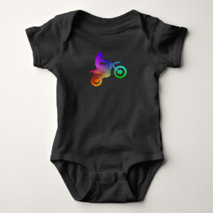 Motocross Dirt Bike Adventure - Multi-Colored Baby Bodysuit