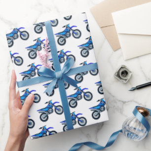 Motocross Dirt Bike Birthday Party Wrapping Paper