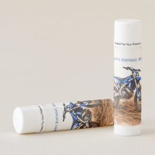 Motocross Dirt Bike Boy’s Birthday Party Favor Lip Balm