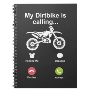 Motocross Dirt Bike Brap Off Road Dirtbike Riders Notebook