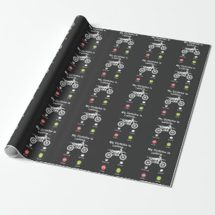Motocross Dirt Bike Brap Off Road Dirtbike Riders Wrapping Paper
