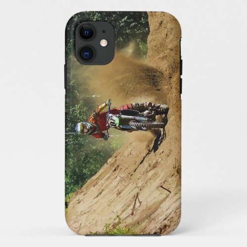 Motocross Dirt_Bike Champion Race iPhone 11 Case