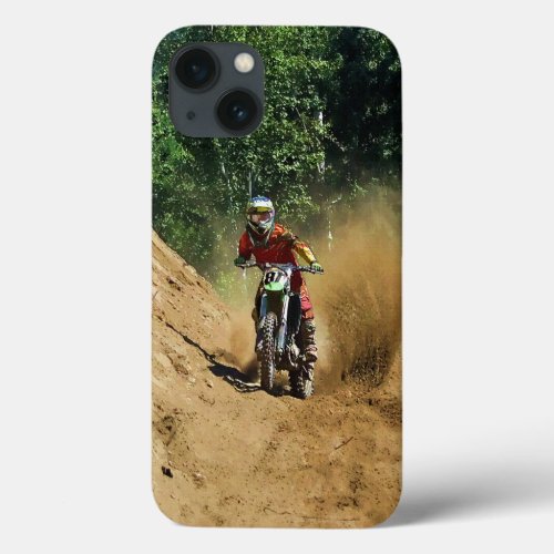 Motocross Dirt_Bike Champion Race iPhone 13 Case