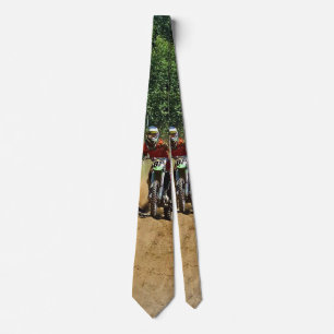 Motocross Dirt-Bike Champion Race Neck Tie