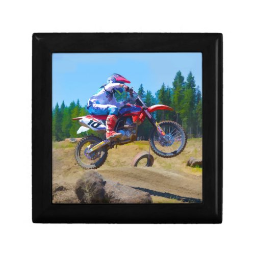 Motocross Dirt_Bike Champion Racer 2 Jewelry Box