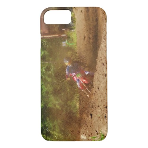 Motocross Dirt_Bike Champion Racer 5 iPhone 87 Case