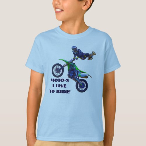 Motocross Dirt_Bike Champion Rider T_Shirt