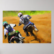 Motocross Dirt-Bike Championship Racers