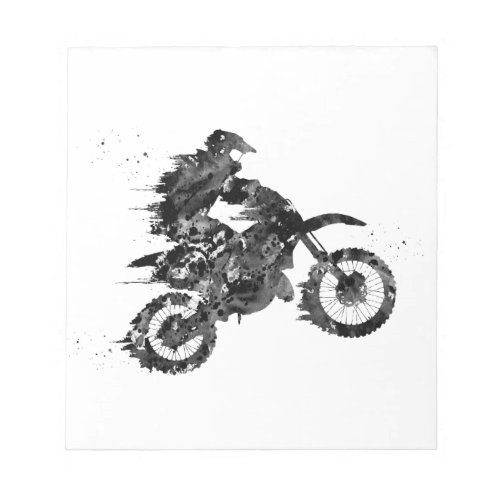 Motocross Dirt Bike Notepad